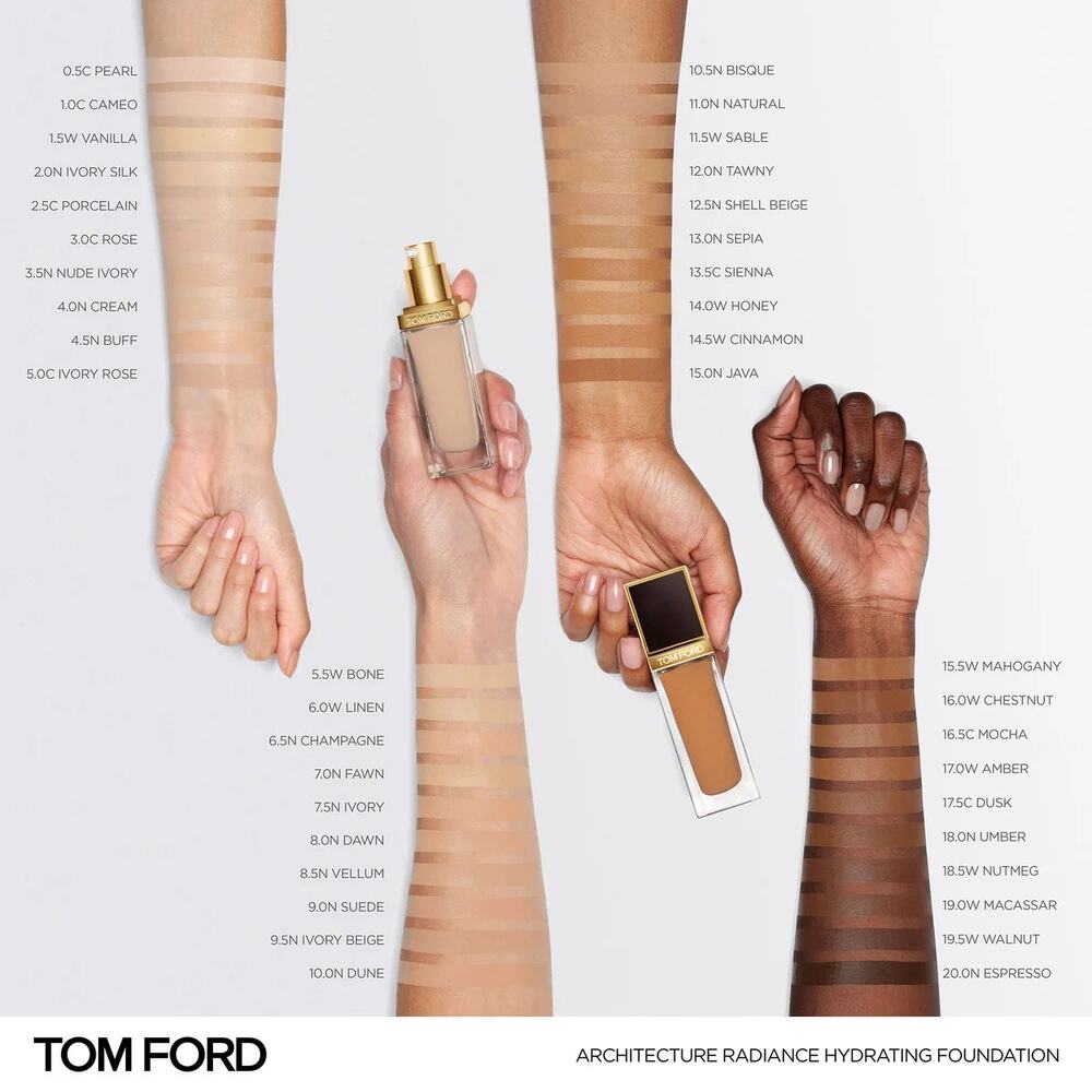 Tom Ford Architecture Soft Matte Foundation SPF 50 7.5N Ivory NIB - Picture 3 of 9